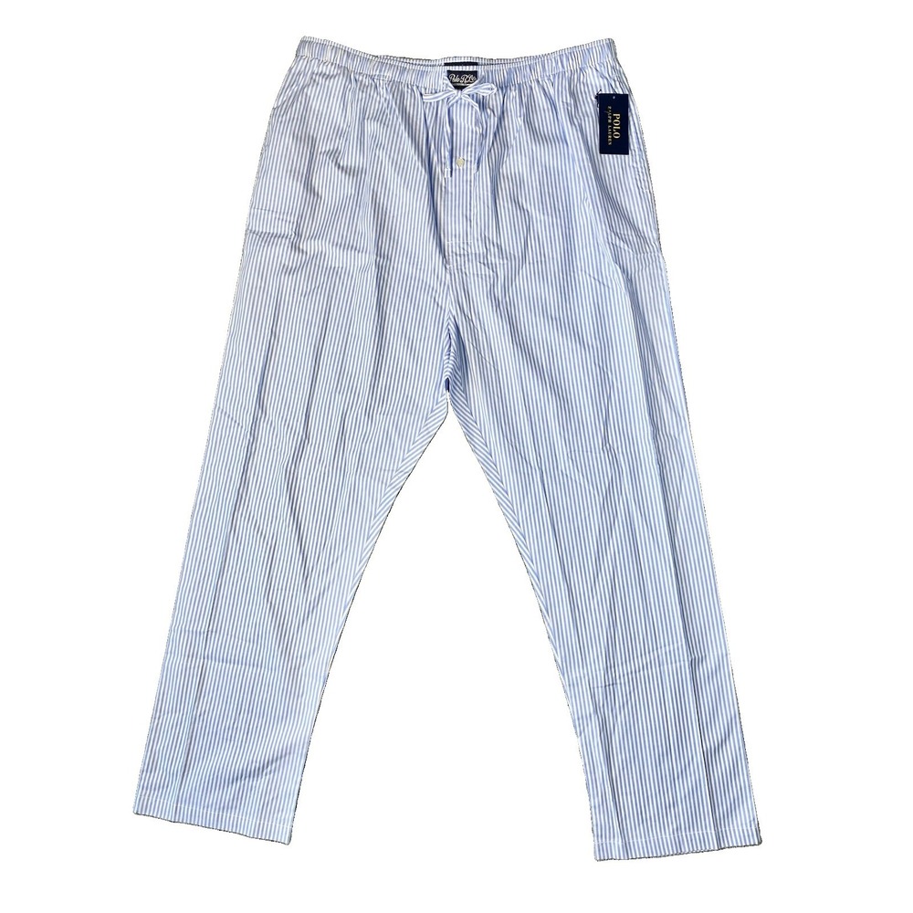 Polo Ralph Lauren Mens 1XT Pajamas Lounge Pant Sleepwear 100% Cotton Striped NWT